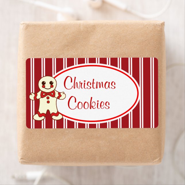 Etiquetas de Biscoitos de Natal de Gengibre (Insitu)