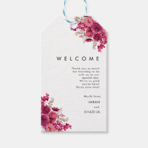 Etiquetas de Boas-vindas para Presente de Casament