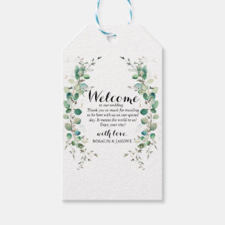 Etiquetas de Boas-Vindas para Presente de Casament