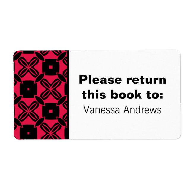 Etiquetas de Bookplate sem esforço (Frente)