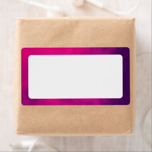 Etiquetas de Borda de Gradiente Roxo Rosa - Person