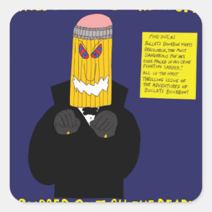 Etiquetas de Bourbon Pencilneck das balas