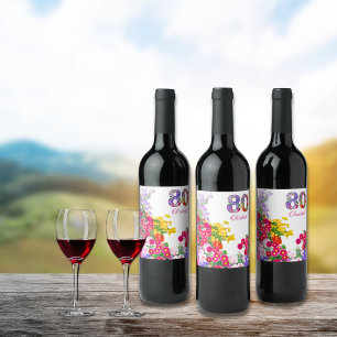 Etiquetas de buquê de flor 80