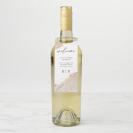 Etiquetas de Cabeça de Garrafa Dourada texturizada