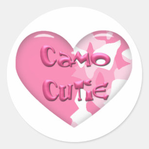 Etiquetas de Camo Cutie