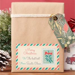 Etiquetas de Cartazes de Natal Retroativo - Mistle