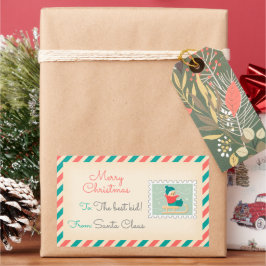 Etiquetas de Cartazes de Póspalo de Natal - Garoto