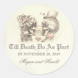 Etiquetas de casamento de casal