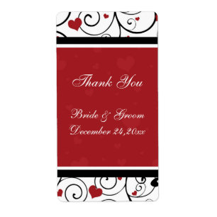 Etiquetas de casamento de Dias de os namorados