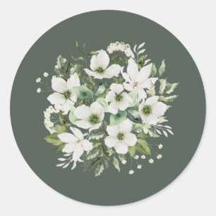 Etiquetas de casamento de seletor de envelope Sage