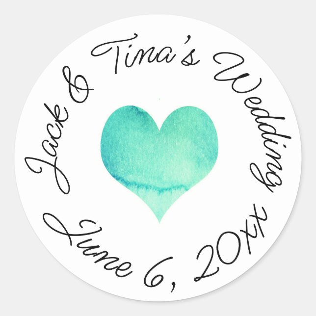Etiquetas de casamento personalizadas (Frente)