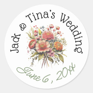 Etiquetas de casamento personalizadas