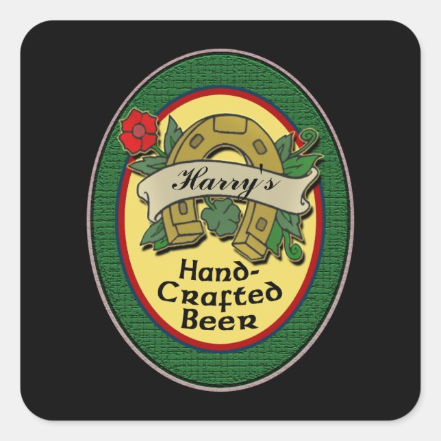 Etiquetas de Cerveja Caseiras Personalizadas (Frente)