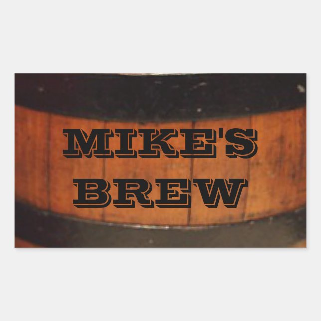 Etiquetas de cerveja doméstica personalizadas (Frente)