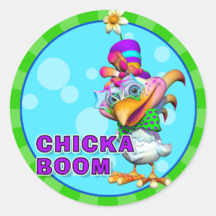 Etiquetas de Chickaboom do divertimento