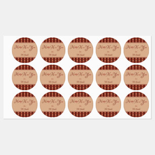 Etiquetas de Comida de Ano Novo do EIREANN