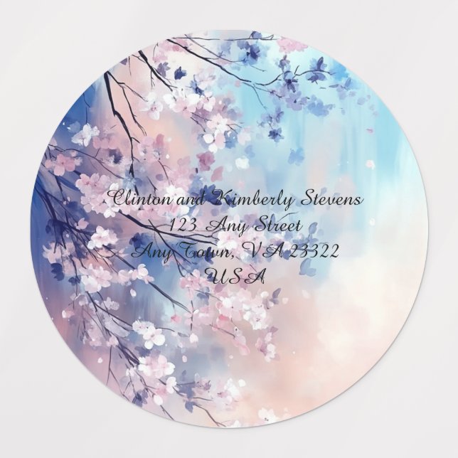 Etiquetas de Comida ou Endereço Aiko (Design 1)