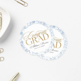 Etiquetas de Congratulações para Graduado com Toil