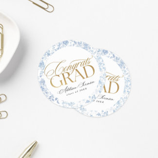 Etiquetas de Congratulações para Graduado com Toil