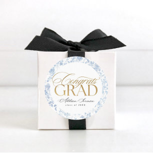 Etiquetas de Congratulações para Graduado com Toil