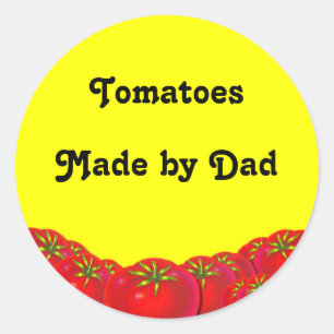Etiquetas de conservas personalizadas de tomate re