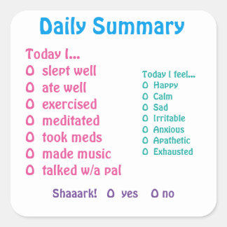 Etiquetas de controlo do humor