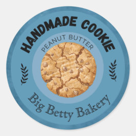 Etiquetas de cookie de amendoim personalizadas