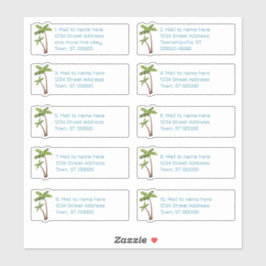 Etiquetas de Correio de Endereços Individuais de P