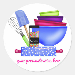 Etiquetas de cozimento personalizadas da cozinha