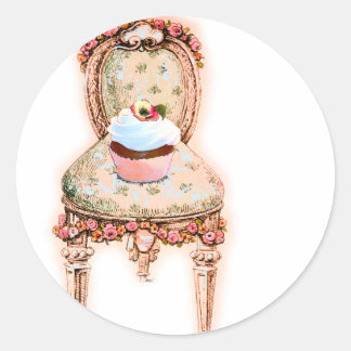 Etiquetas de cupcake e Estilos de Vintagem de Cade