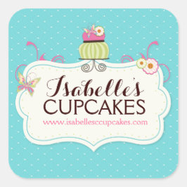 Etiquetas de Cupcake Whimsical e Divertida