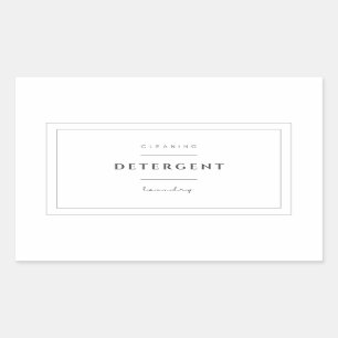 Etiquetas de Detergentes para Lavagem