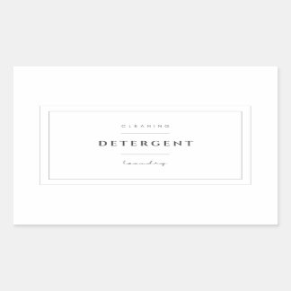 Etiquetas de Detergentes para Lavagem