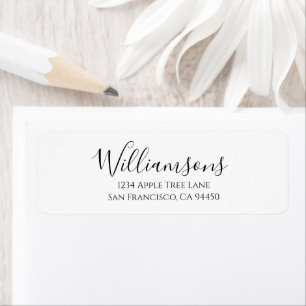 Etiquetas de Devolução de Casamento Personalizadas