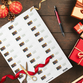 Etiquetas de devolução de feriados tradicionais de