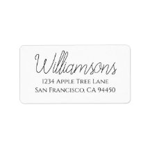 Etiquetas de devolução personalizadas