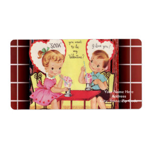 Etiquetas de dia de os namorados