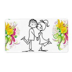 Etiquetas de dia de os namorados