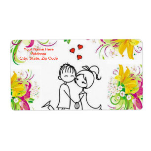 Etiquetas de dia de os namorados