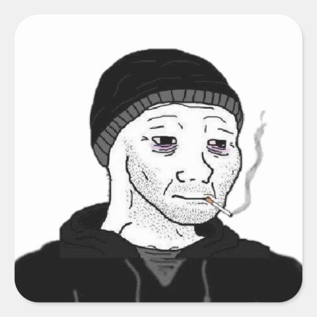 Etiquetas de doomer wojak (Frente)