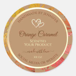 Etiquetas de embalagem de produto oral bege com co