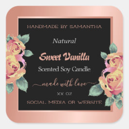 Etiquetas de embalagem de produtos de florescência