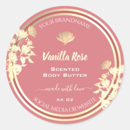 Etiquetas de embalagem de produtos Dourados, cor-d