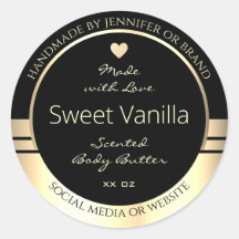 Etiquetas de embalagem de produtos luxuosos preto 