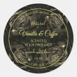 Etiquetas de embalagem de produtos para Rosas cast