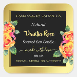 Etiquetas de embalagem para produtos Dourados, de