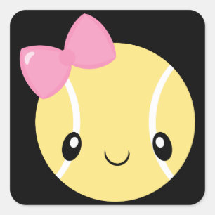 Etiquetas de Emoji da menina do tênis