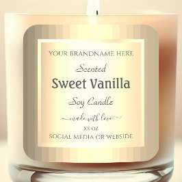 Etiquetas de empacotamento de produtos com efeito