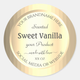 Etiquetas de empacotamento de produtos com efeito