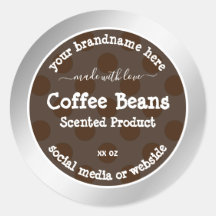 Etiquetas de empacotamento de produtos Cores casta